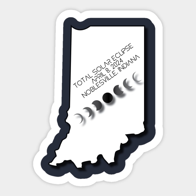 2024 ECLIPSE - NOBLESVILLE INDIANA Sticker by BD STUDIO